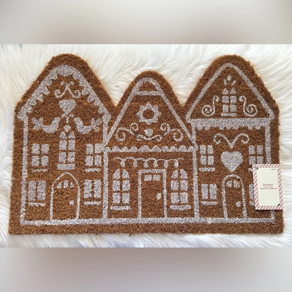 Target Bullseye Playground Gingerbread Houses Christmas Doormat